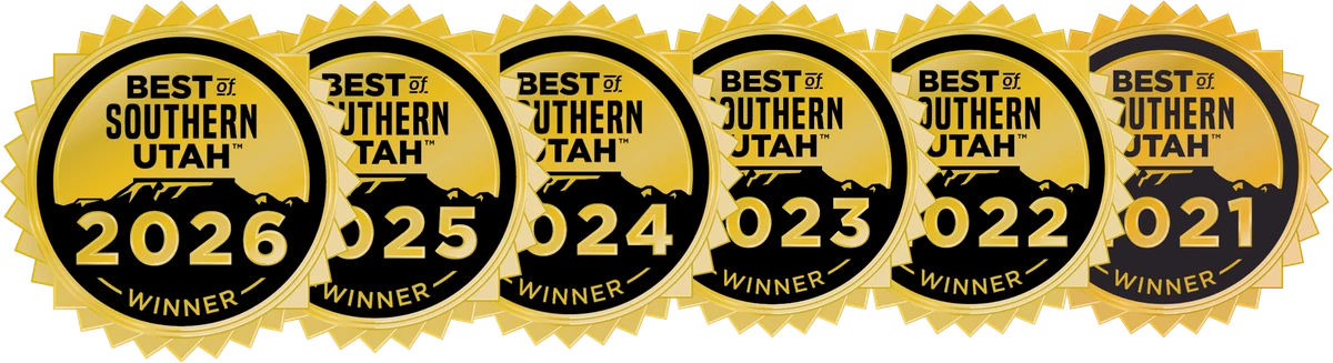 Best of Southern Utah winner 2021 through 2026